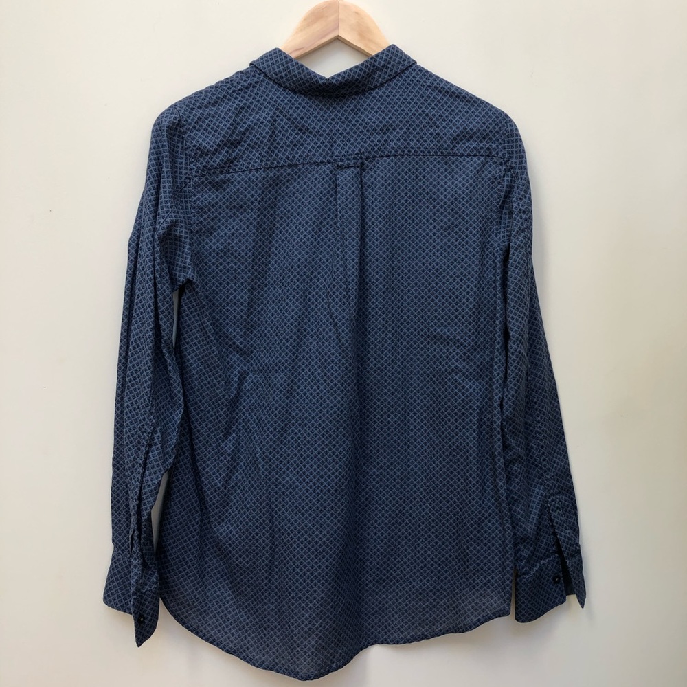 🌹Fleur Bleue | Patterned Button Down Top - Picture 4 of 4